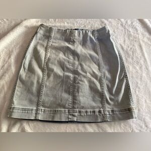 Wild Fable Y2K Light Wash Denim Jean Short Mini Skirt 0